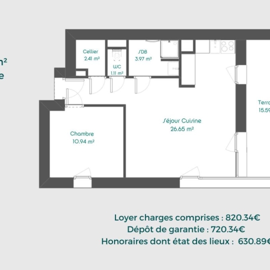  Annonces TASSIN : Appartement | FEYZIN (69320) | 49 m2 | 820 € 